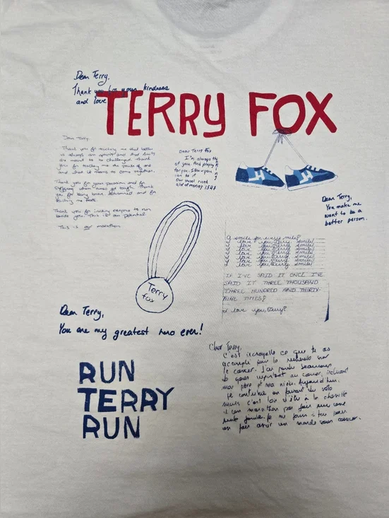 Adidas Terry Fox Graphic T-Shirt White Men’s XL - Picture 4 of 6